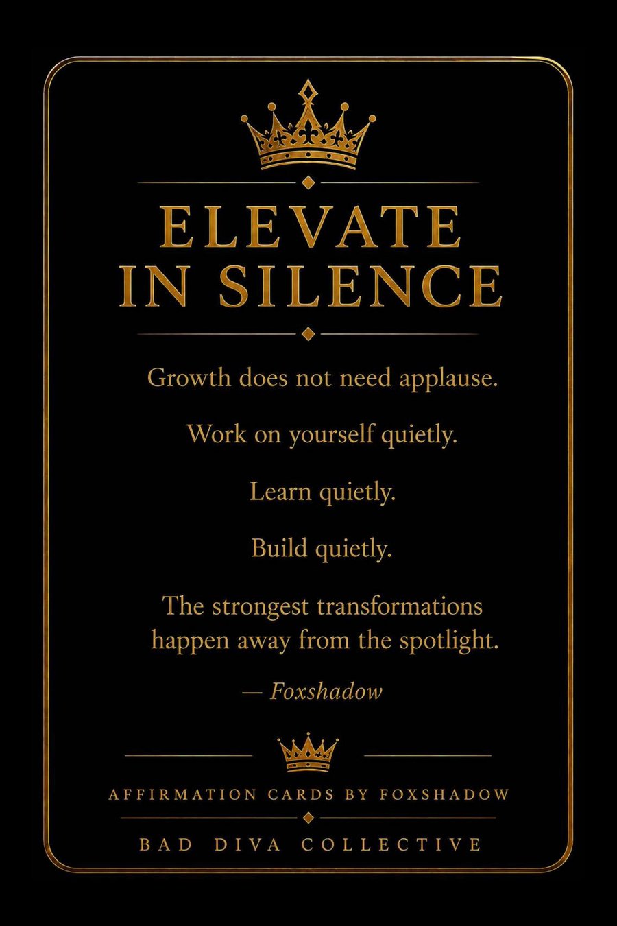 Elevate In Silence — reflection