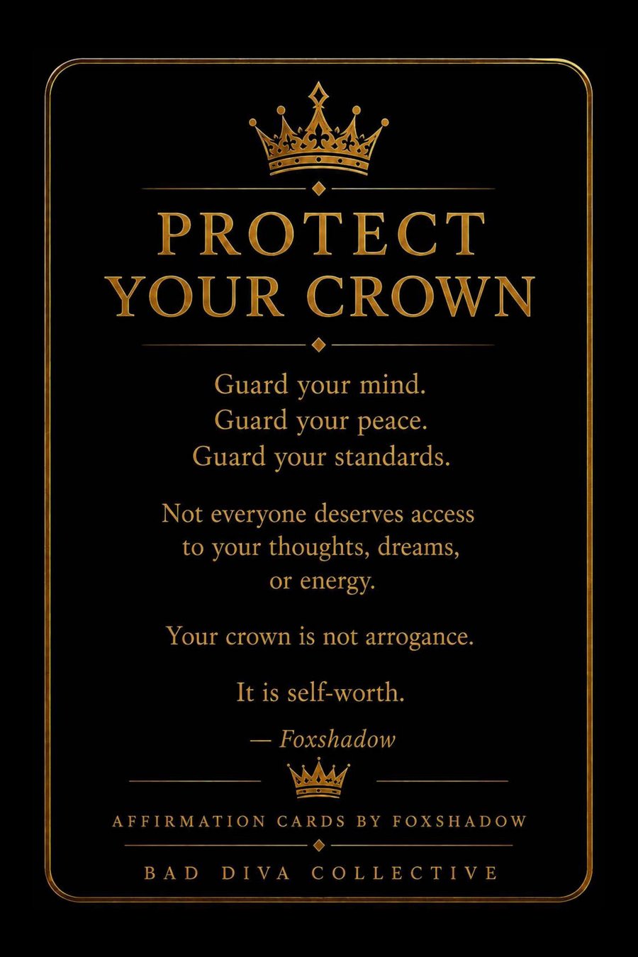Protect Your Crown — reflection