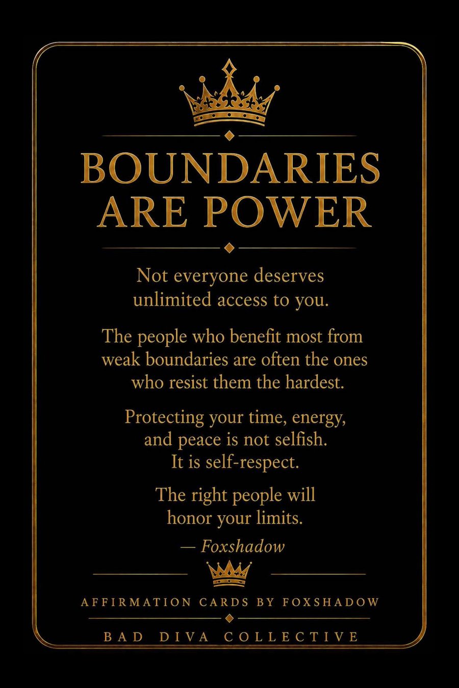 Boundaries Are Power — reflection